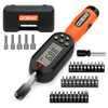 coobeast 38pcs Torque Screwdriver 1.01-106.2 in-lbs/0.11-12 Nm, 1/4 inch Drive