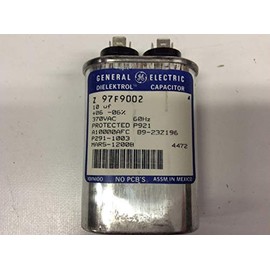 Mars 12008 - 10 uF MFD x 370 VAC Genteq Replacement Capacitor Oval # C310L / 97F9002