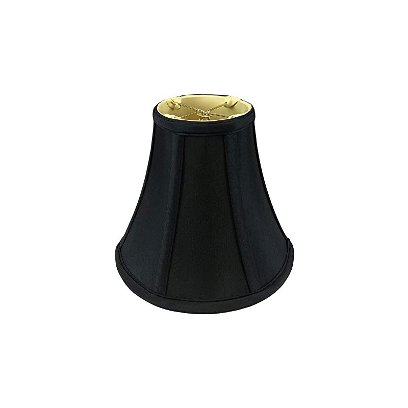 Royal Designs, Inc. BSO-704RC-8BLK/GL True Bell Basic Lamp Shade with