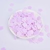 100Pcs Purple Mini Portable Travel Soap Paper Sheets,Flower Shape Disposable