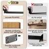 MIUGO 6 Pack Heavy Duty Shelf Brackets 8 inch, Floating