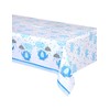 Blue Elephant Boy Baby Shower Plastic Tablecloth, 84" x 54"