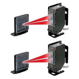 Seco-Larm E-931-S35RRQ NIR Reflective Photoelectric Sensor; For outdoors gates, garage doors, etc; Weatherproof (IP66) construction for indoor/outdoor usage; Adjustable sensing distance - Pack of 2