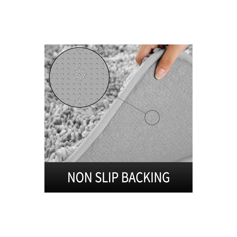 Yimobra Original Chenille Bath Rug Mat, Large Size 44.1 x