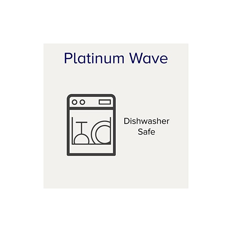 Noritake Platinum Wave 9-Inch Salad/Dessert Plate