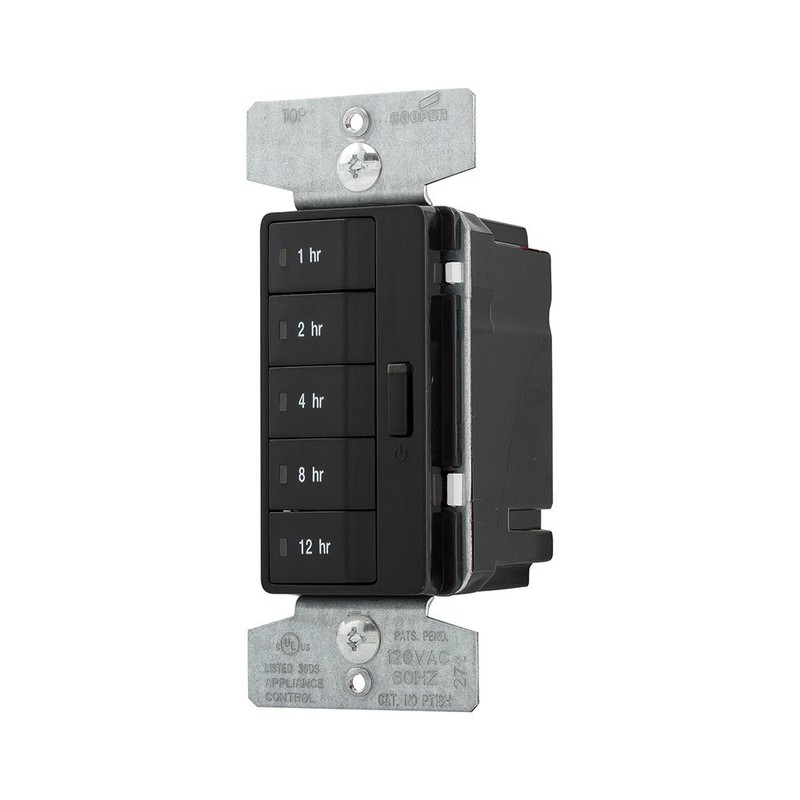 Eaton PT18H-BK 1800W 15 Amp 5-Button Hour Timer with Off
