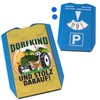 Village Parking Disc with Saying "Dorfkind und stolz darauf für