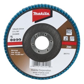 Makita D-63806 Serrated Disc Zirconia Aluminium