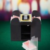 Relaxdays 10037943 Electric Card Shuffler, 6 Decks, Automatic Card Shuffler