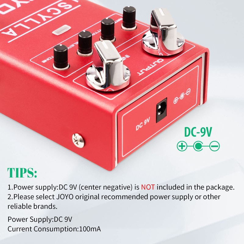 JOYO Bass Guitar Pedals Compressor Effect Pedal with Precise Compression