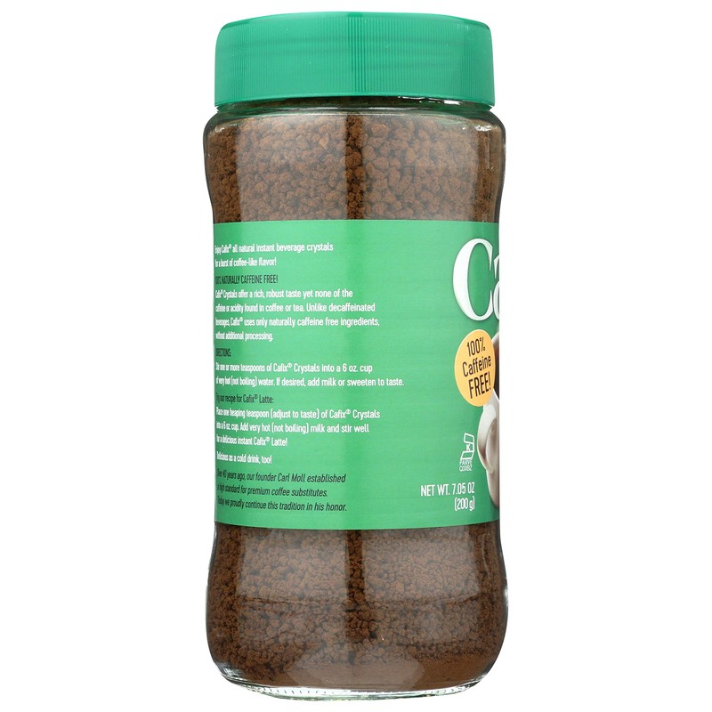 Cafix Coffee Substitute Crystals Jar 7.05 Ounces