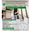 sixcow 3850644422 120V/325W Heating Element & 3851210025 Replacement RV Refrigerator