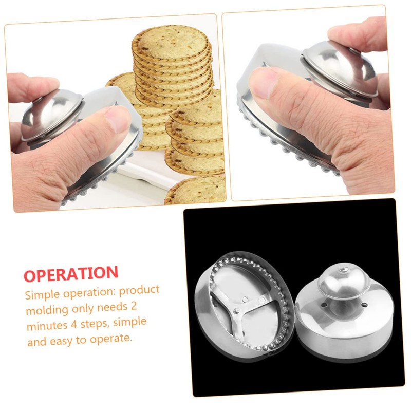 Gatuida Round Sandwich Sealer Mold Sandwich Cutter and Pressing Tool