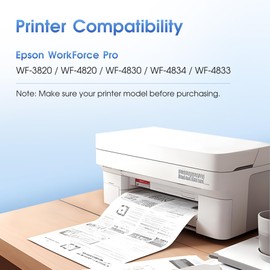 Statago 822XL Ink Cartridges Remanufactured Replacement for Epson 822 822XL T822 Ink Cartridge Combo Pack for Workforce Pro WF-3820 WF-4833 WF-4830 WF-4820 Printer (4 Pack, Black|Cyan|Magenta|Yellow)