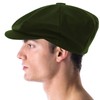 Men's 100% Winter Wool Super Oversized Newsboy Drivers Cabby Cap