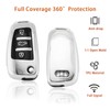 Koaudb Car Key Case Cover Fits, silver