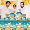 Eid Al Adha Decorations-142 platos y servilletas de Eid Mubarak,