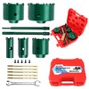 dashap 9PCS Concrete Hole Saw Kit, Masonry Hole Saw, SDS