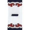 Daniella-M3 Spanish Hand-painted Ceramic Blue Number Tiles With Blue And