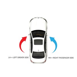 Aftermarket Parts PartsFits 88-91 Prelude Right Pass Side Manual Replacement Mirror Glass Lens