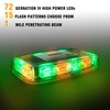 WINECO GREEN AMBER 72LED Roof Top Strobe Lights, High Visibility