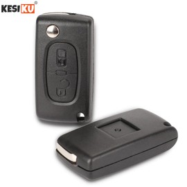 Kesiku Citroen CE0523 Key Shell Case for Citroen C2 C3 C4 C5 C8 Berlingo Picasso Peugeot 107 207 208 307 308 3008 5008 Car Keys, Peugeot 308 Keys, 2 Buttons Peugeot Remote Control