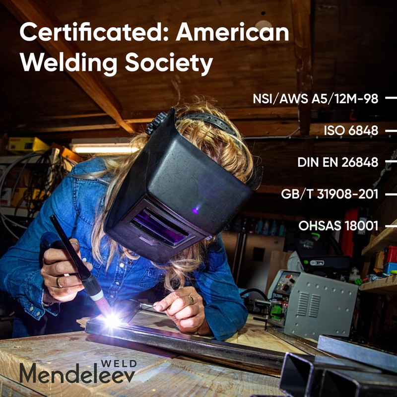 WC-20 GREY 1/8" Tungsten Electrode TIG Welding 10-Pack (2% Ceriated