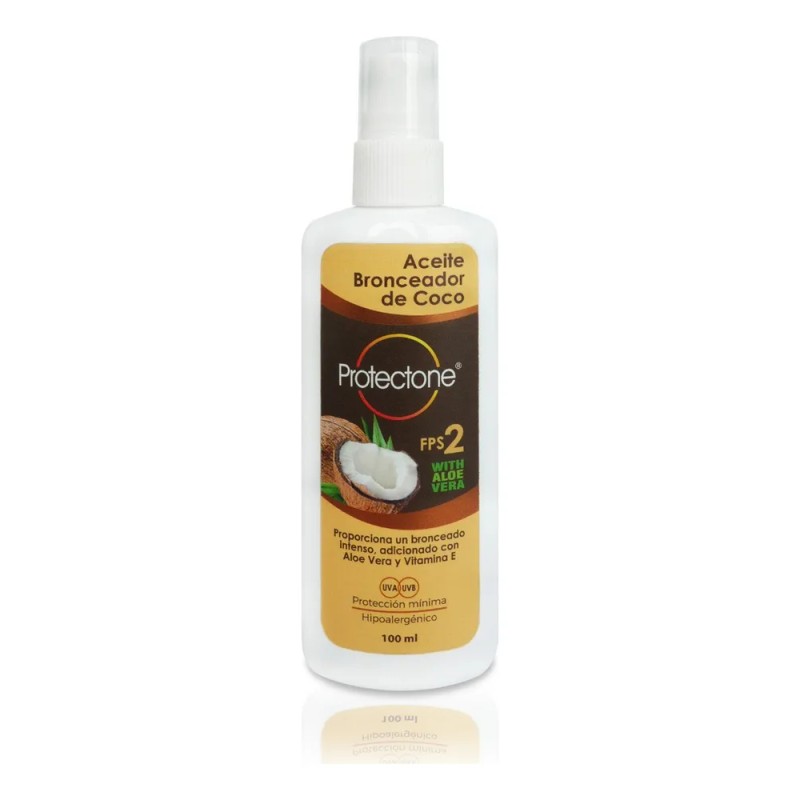 Protectone Aceite Bronceador De Coco Con Aloe Vera 100ml
