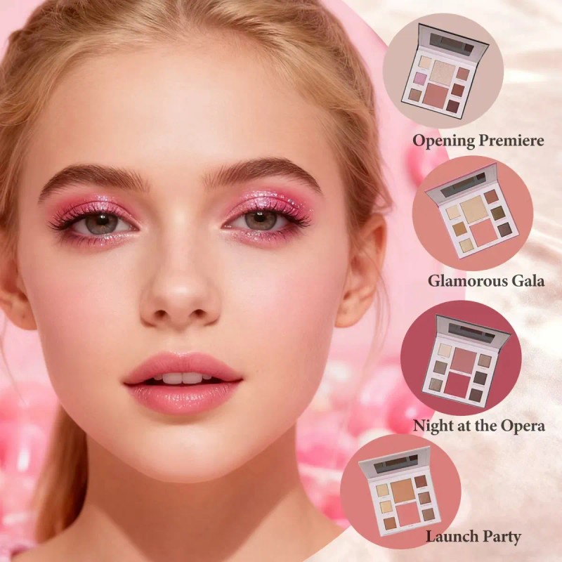 Paleta De Sombras De Ojos De Ocho Colores-01-glamorous Gala