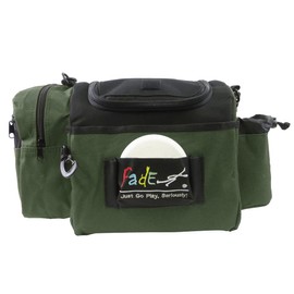 Fade Crunch Disc Golf Bag – Lightweight, Durable, and Insulated Shoulder Bag for All Skill Levels - Practice Bag - Lightweight Bag for night golf (Dark Green)