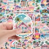 Pack of 50 Beach Stickers Pack Beach Sticker Set Waterproof