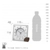 rizumu Clock Industry Okiki Clock White 11.4x11.5x4.8 cm Citizen Alarm