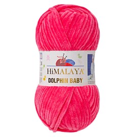 2 Pack/Skeins Himalaya Dolphin Baby, Each Skein 100 Gr/3,5 oz, 120 mt/ 132 yd, Super Bulky Yarn, Blanket Yarn, Velvet Yarn, Knitting Yarn, Amigurumi Yarn, Baby Yarn 80324