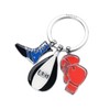 TROIKA Keyring Punch Bag Boxing Gloves and Boxing Shoe -