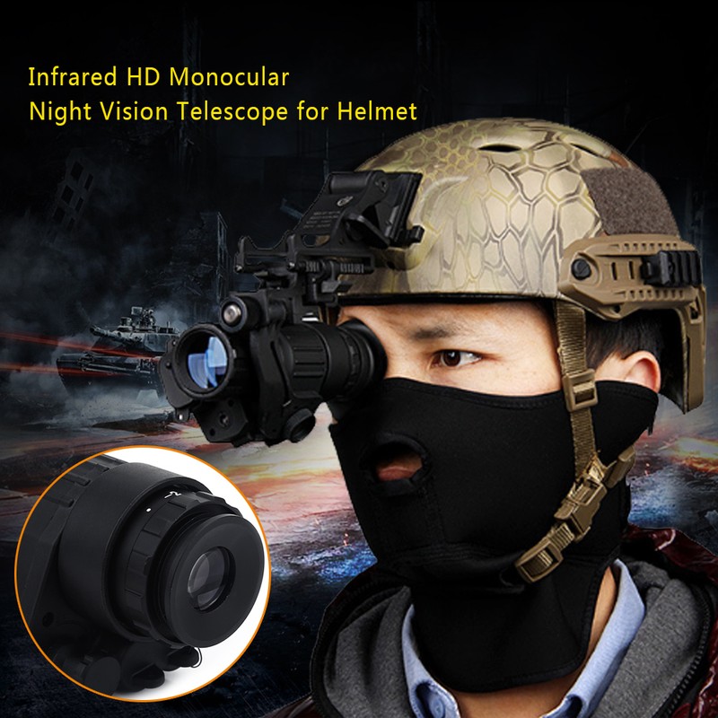 Waterproof Infrared IR Monocular Night Vision Telescope Device for Helmet