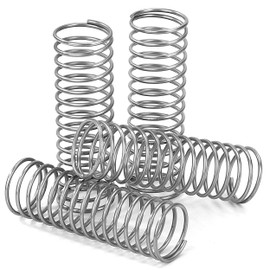 GUNGY Compression Spring Stainless Steel Spring Compression Springs 50 mm Wire Diameter 1.1 mm Outer Diameter 16 mm Length 50 mm Maximum Spring Force 0.9 kg Pack of 4