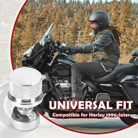 4 Pcs Seat Bolt Screw Rear Fender Seat Mount Nut Kit for Harley Touring Road King Street Glide Sportster Softail Dyna 1996-2024 Chrome