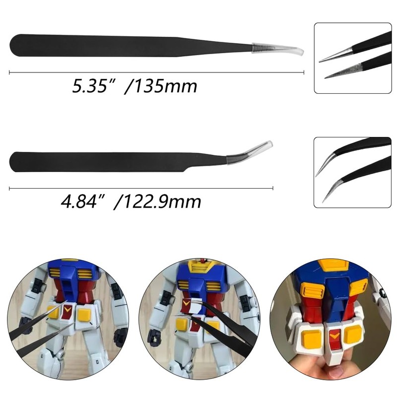 BXQINLENX Professional 15 PCS Model Tools Kit Modeler Basic Tools