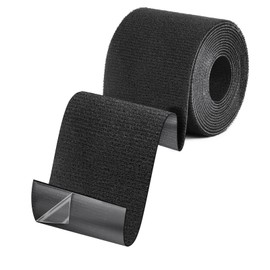 Fabric Repair Tape for Canvas, Awning Patches, Furniture, Down Jacket, Cracks or Holes in Fabric, Tent, Sail and Boat Trim, Heavy Duty, Waterproof and Washable, Black, 5cm*1.6m