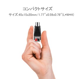 EIGHTNOO Speaker Cable Converter, RCA Terminal, Female RCA Plug, Set of 4, Spring Loaded Type, Solderless Type Connector Adapter, Used for CCTV Cameras and Speakers and Amplifiers