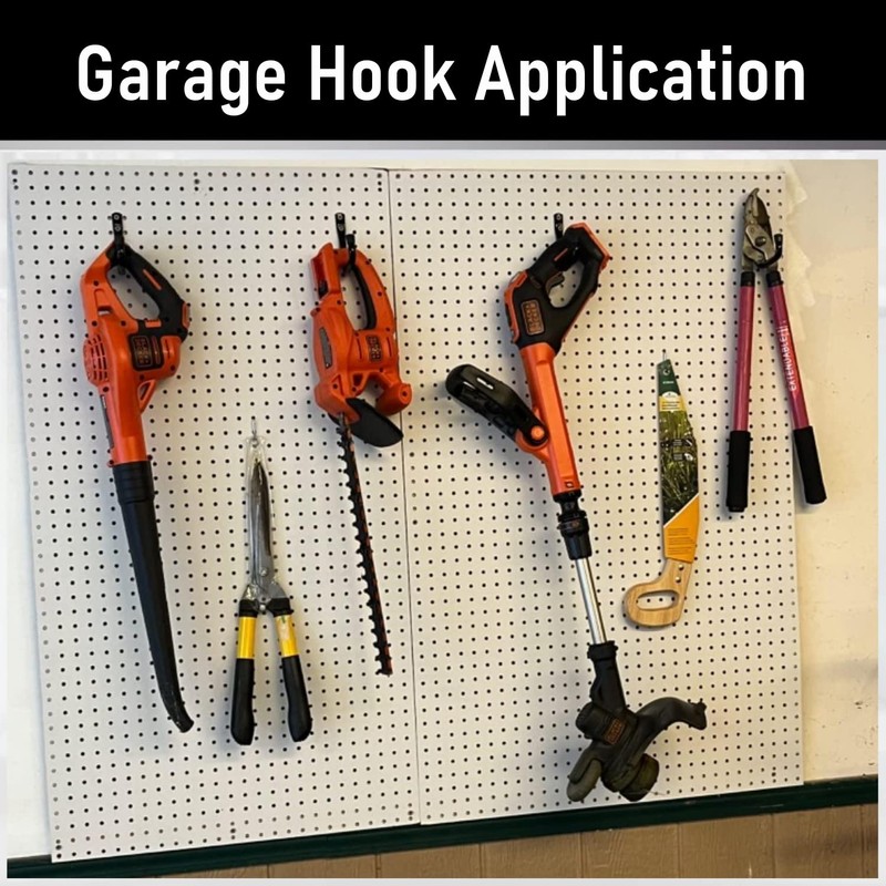 PiPaFox Heavy Duty Garage Storage Hooks, J Utility Garage Wall