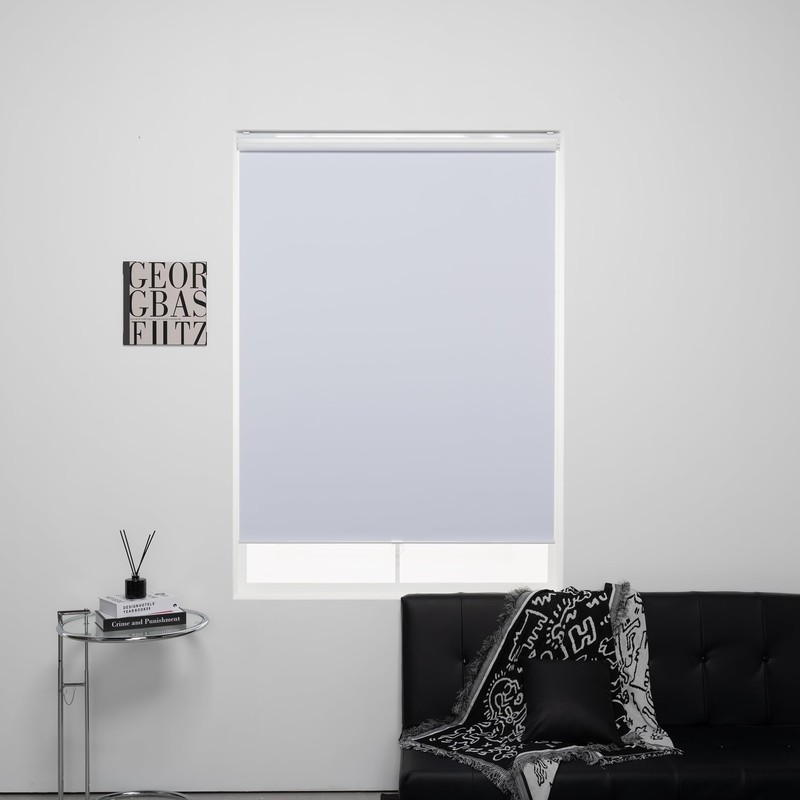 KALYSIE Custom Roller Shades 100% Blackout Blinds for Windows and