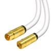 Sterndiscount 0.5 m TV Antenna Cable IEC Connection Cable Coaxial