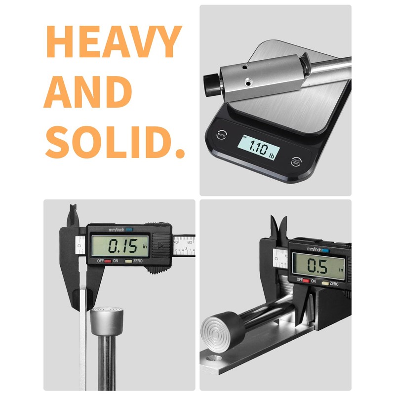Door Stop - Heavy Duty Spring Loaded Step Down Push