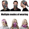 KINREE 6PCS Outdoor Magic Scarf, Elastic Headbands, Headscarves, Headwear, Mask