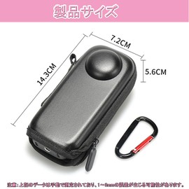 Insta 360 X4 X5 Carrying Case, X5 Action Camera Waterproof Dustproof Splashproof Lightweight Mini Protective Hard Storage Case for Insta360 X4 X5 Accessories