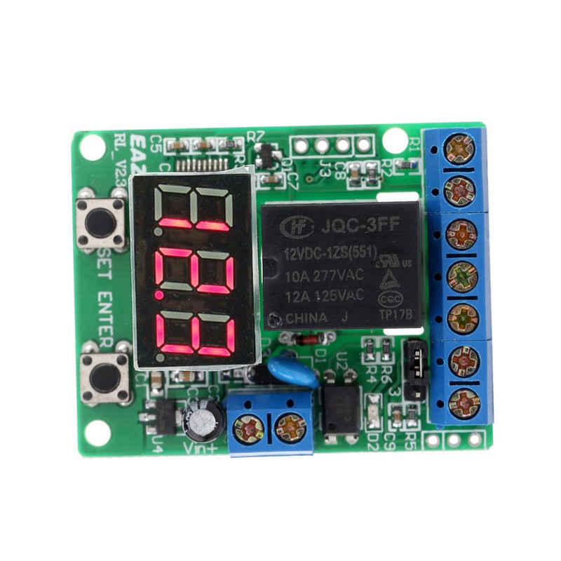 DC 12V Voltage Detection Charging Discharge Monitor Test Relay Switch