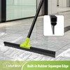 TidyBliss Floor Squeegee Broom, Heavy Duty Rubber Foam Water Scraper,