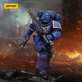 JOYTOY Warhammer 40k Space Marines, Space Marines Ultramarines Outriders Brother Catonus 1/18 Action Figure, Dedicated to You Who Love Collecting