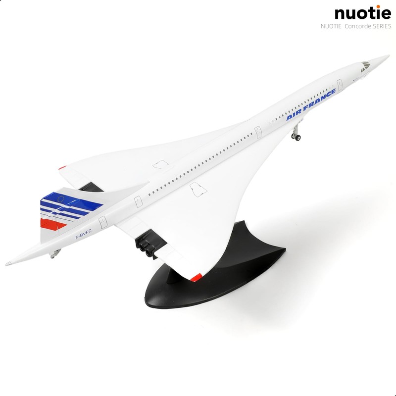 NUOTIE Concorde Airplane Model Pre-Build Diecast Aircraft Model Kits Aircraft